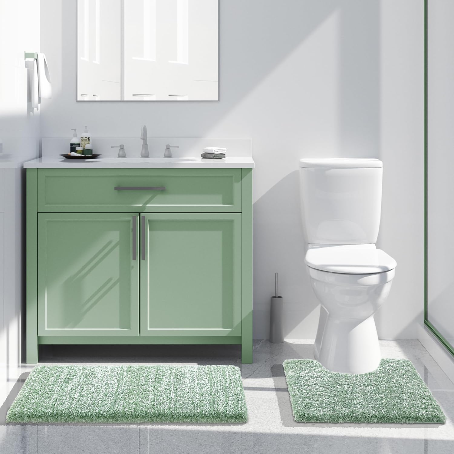 2025 Plush Bath Mat - Ultra Soft Non-Slip Microfiber Absorbent Shower Rug - Picture 240 of 252