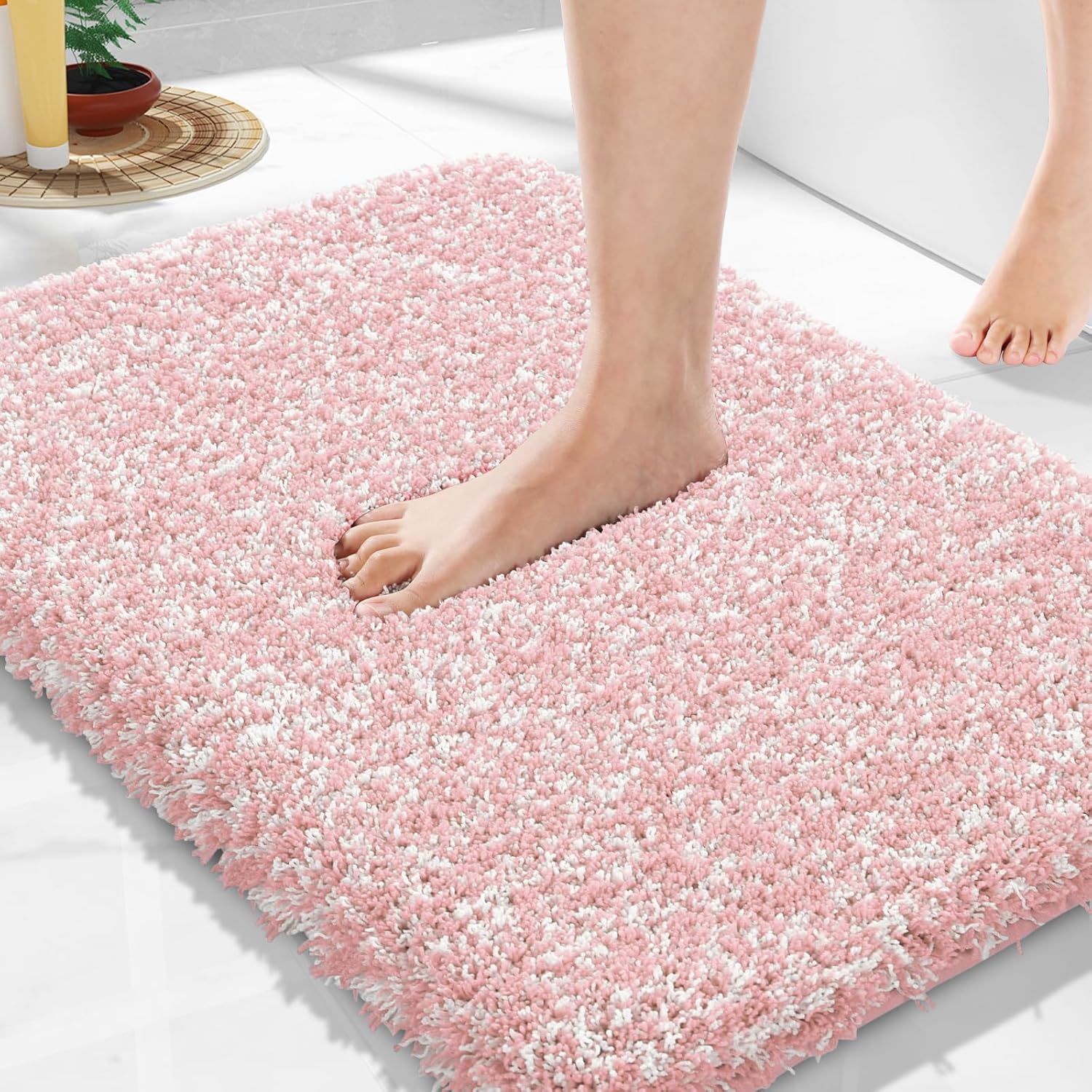 2025 Plush Bath Mat - Ultra Soft Non-Slip Microfiber Absorbent Shower Rug - Picture 241 of 252