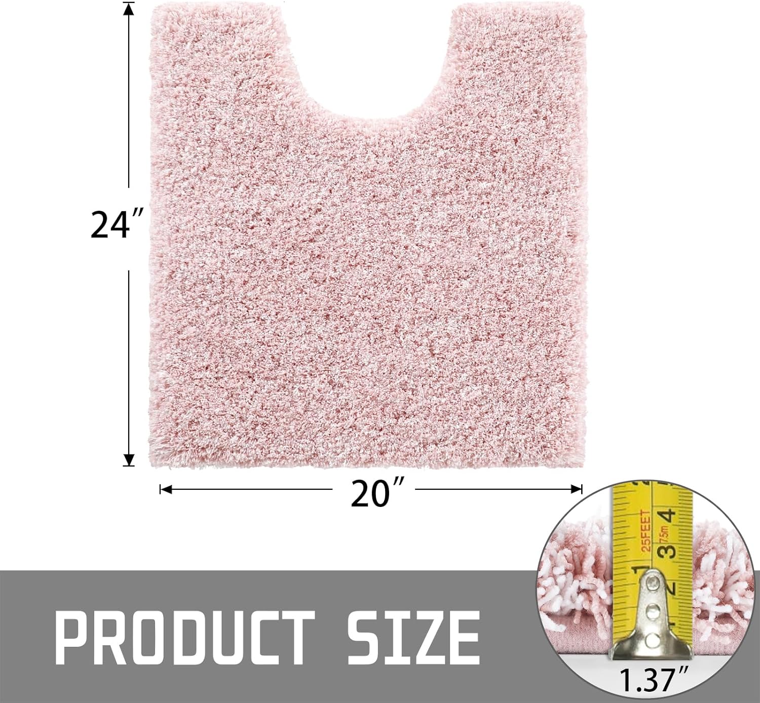 2025 Plush Bath Mat - Ultra Soft Non-Slip Microfiber Absorbent Shower Rug - Picture 251 of 252