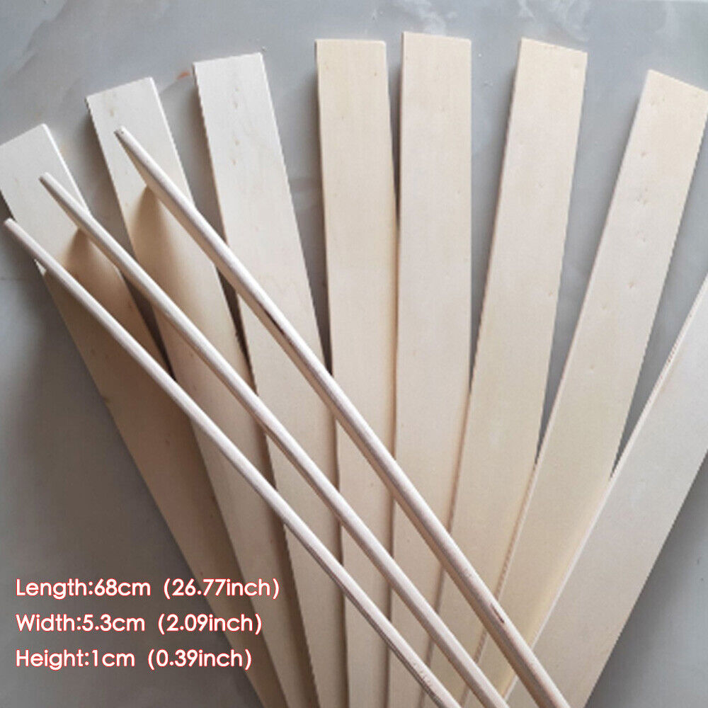 10 pcs 68CM/76CM Length Replacement Slats Sprung Wooden Bed Slats Width 53mm UK - Picture 10 of 11