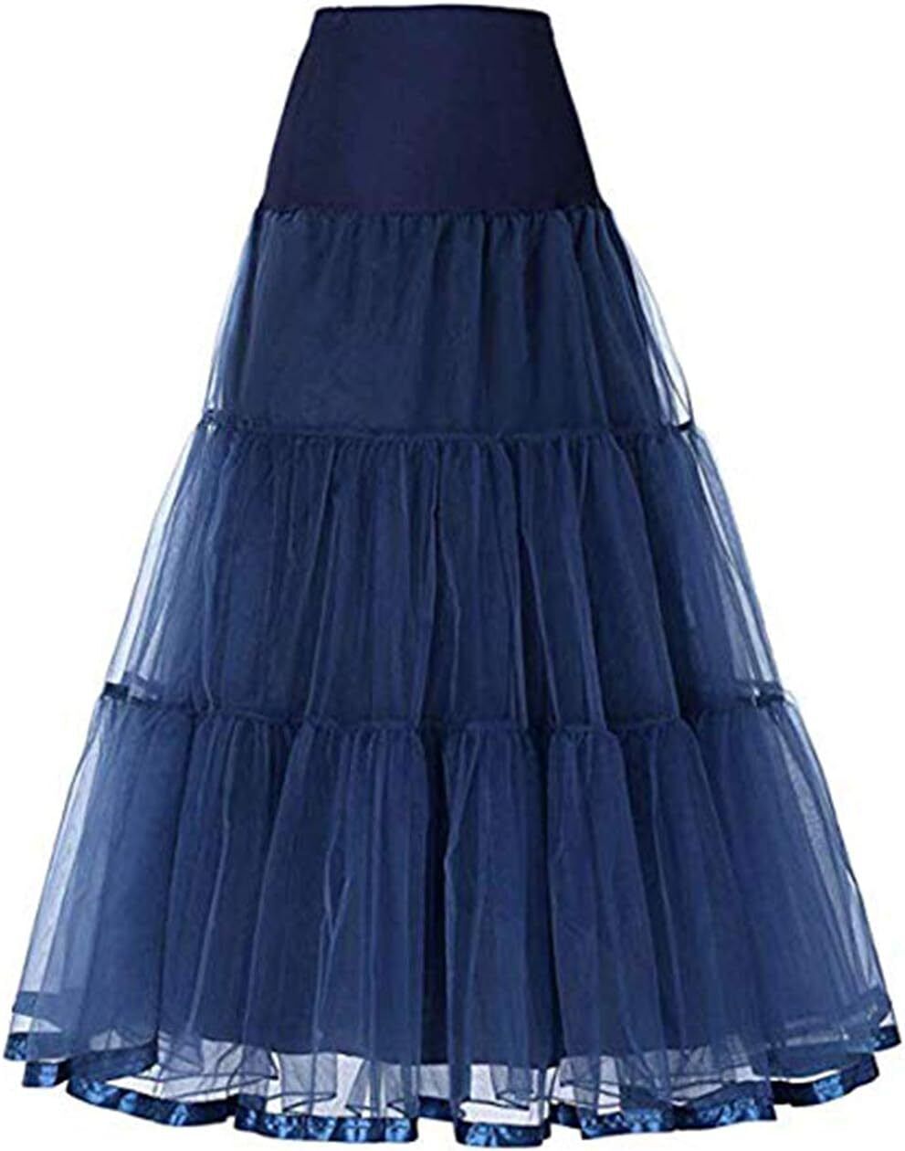 Women's Ankle Long Wedding Petticoat Slips Underskirt for Prom Evening Skirt - Bild 42 von 75