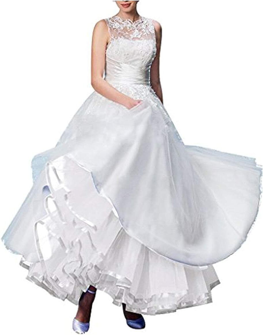 Women's Ankle Long Wedding Petticoat Slips Underskirt for Prom Evening Skirt - Bild 24 von 75