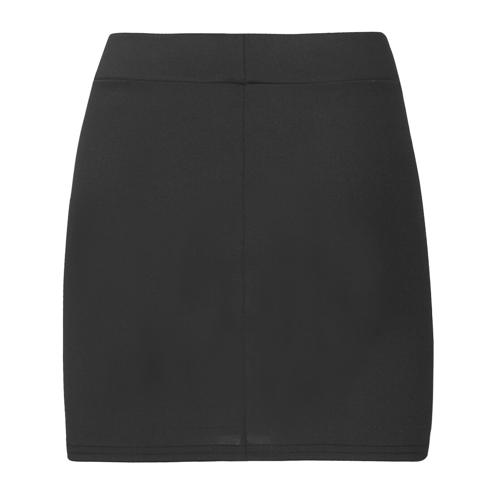 Womens High Waist Pencil Skirts Elastic Bodycon Split Miniskirt Casual Clubwear - Picture 27 of 30