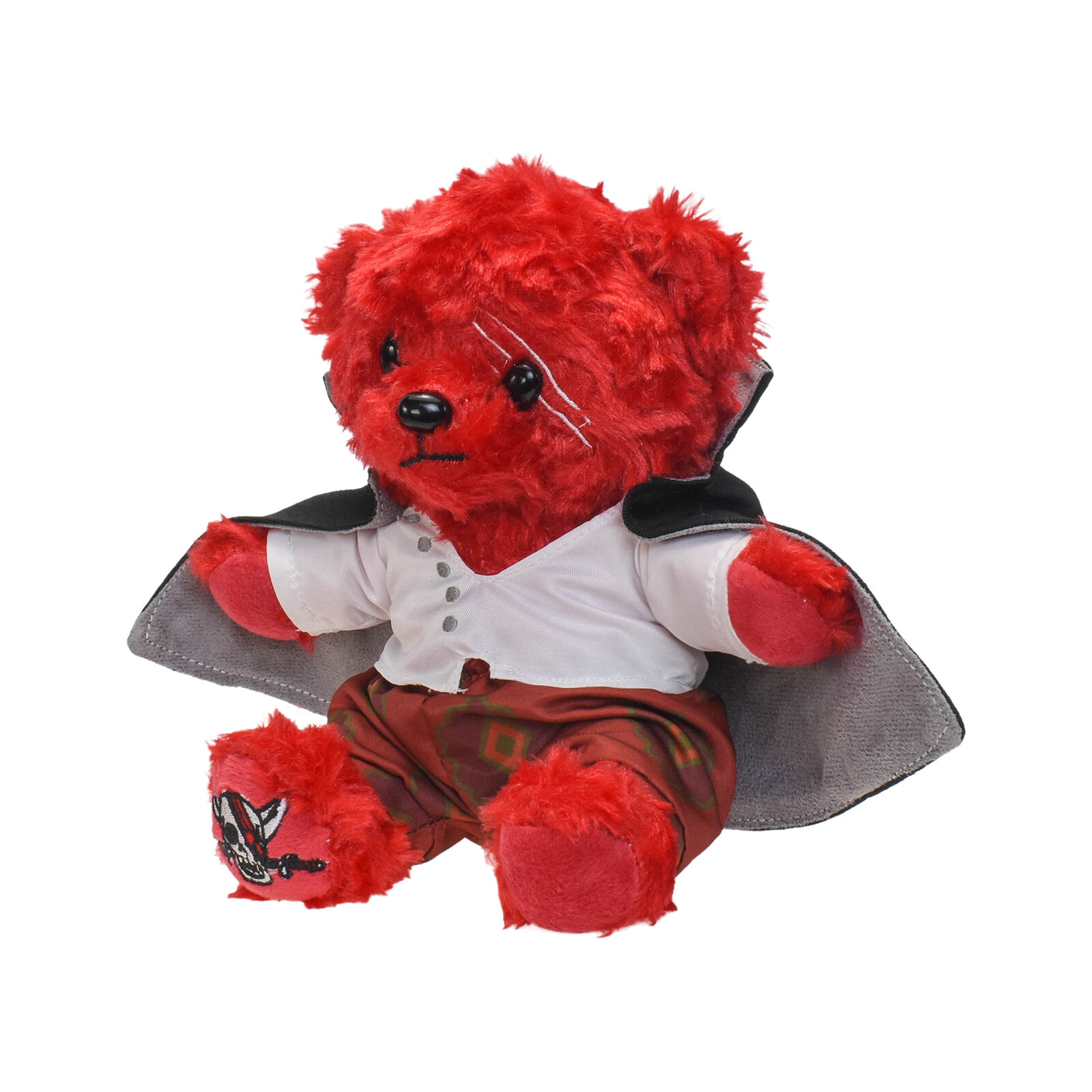 One Piece Film Red Shanks Bear Plush Toy Red-Haired Shanks Stuffed Doll Plushies - Picture 6 of 18