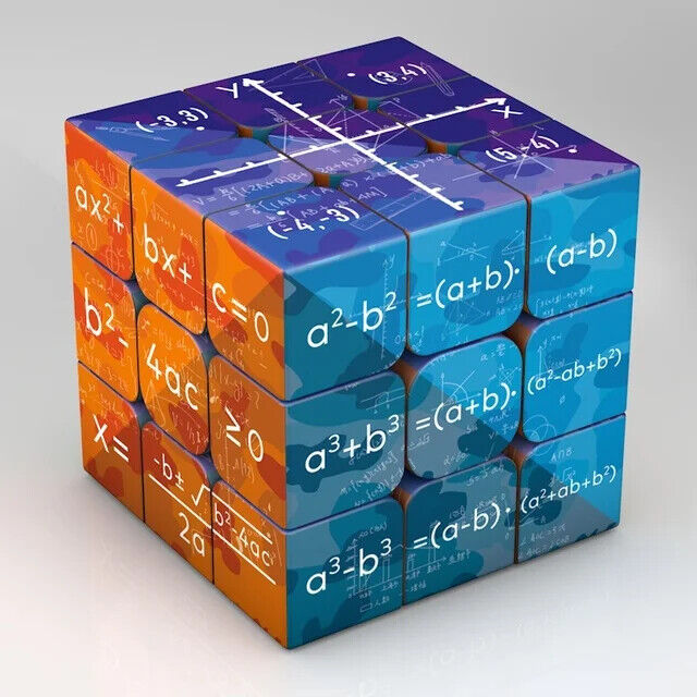 Magic Puzzle C u.be Math Chemistry Element Pattern Educational Fidget Toys 3X3X3