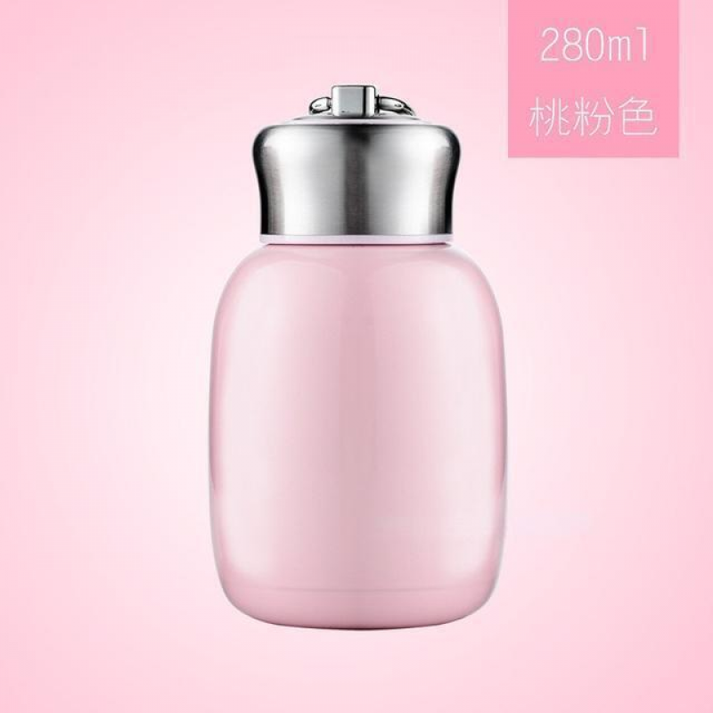 Mini botella de agua de acero inoxidable de 7 oz, pequeño termo de agua aislado al vacío. - Imagen 9 de 10