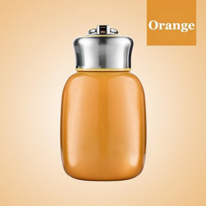 Mini botella de agua de acero inoxidable de 7 oz, pequeño termo de agua aislado al vacío. - Imagen 10 de 10