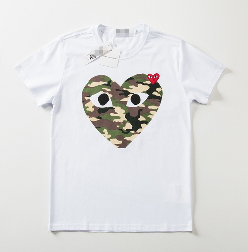 CDG Unisex Hip Hop bedruckt Sommer locker lässig vielseitig Kurzarm T-Shirt - Bild 29 von 69