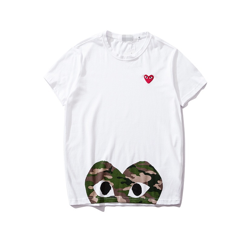 CDG Unisex Hip Hop bedruckt Sommer locker lässig vielseitig Kurzarm T-Shirt - Bild 31 von 69