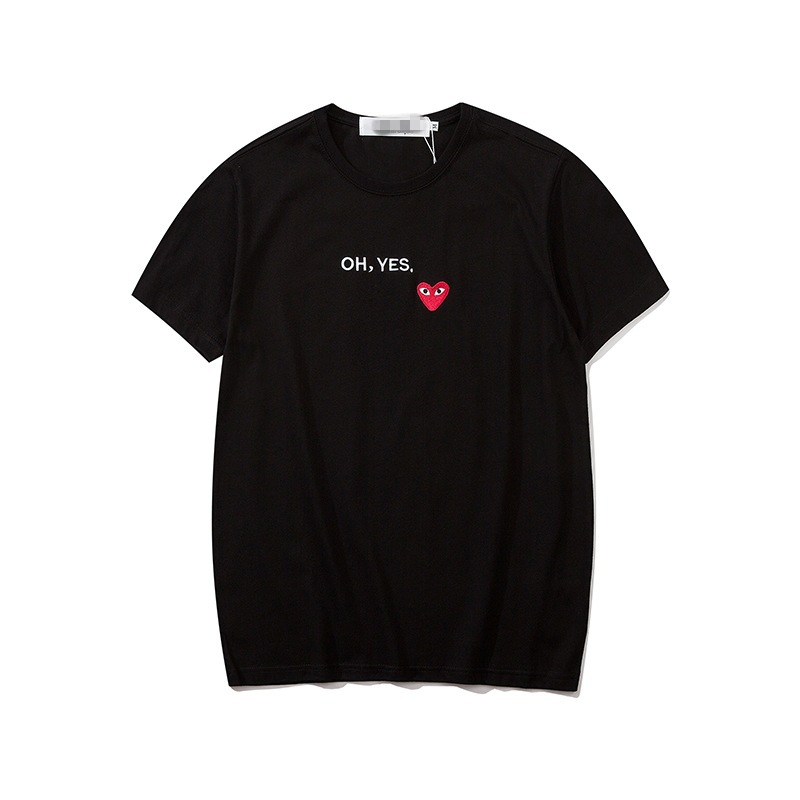 CDG Unisex Hip Hop bedruckt Sommer locker lässig vielseitig Kurzarm T-Shirt - Bild 36 von 69