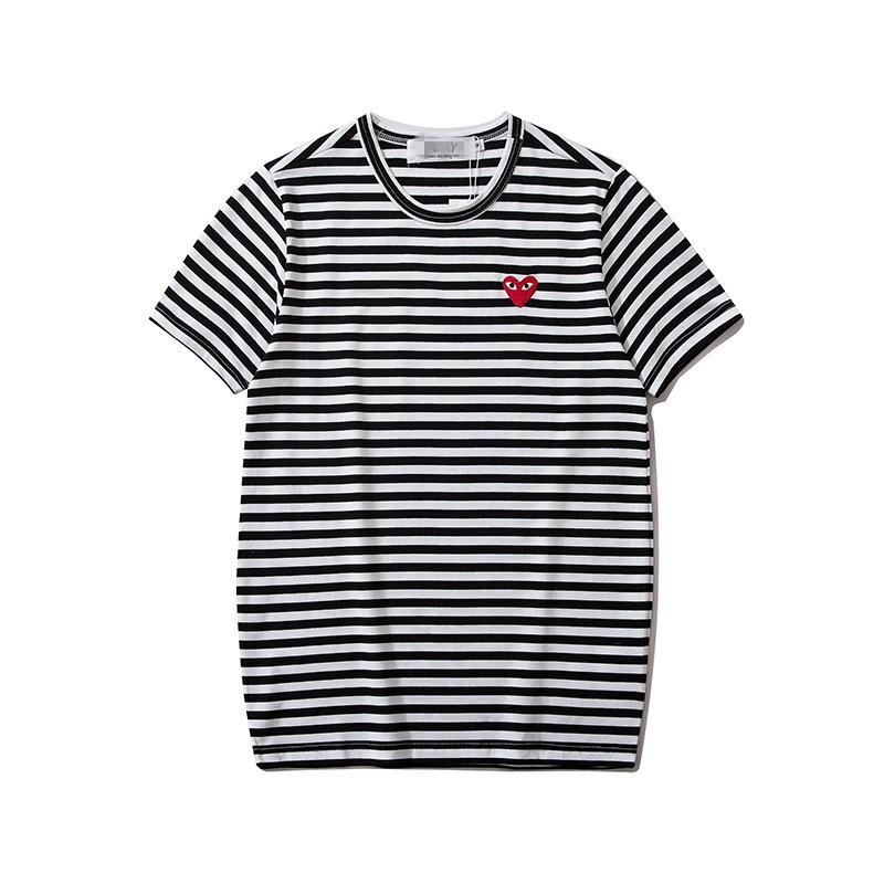 CDG Unisex Hip Hop bedruckt Sommer locker lässig vielseitig Kurzarm T-Shirt - Bild 42 von 69