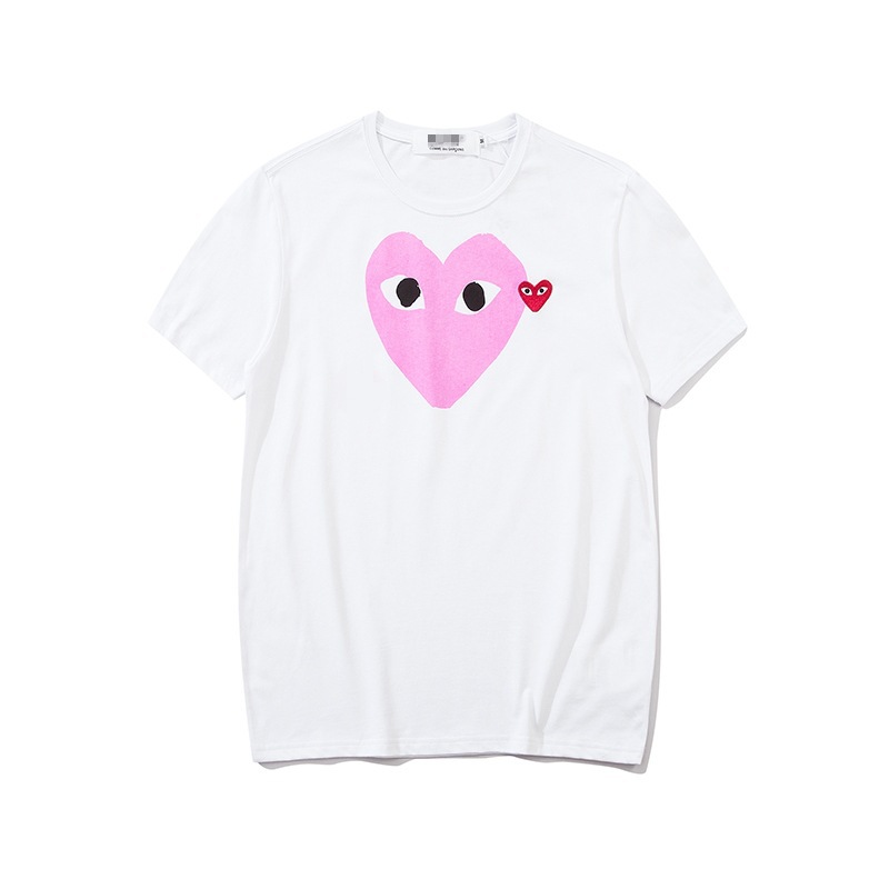 CDG Unisex Hip Hop bedruckt Sommer locker lässig vielseitig Kurzarm T-Shirt - Bild 48 von 69