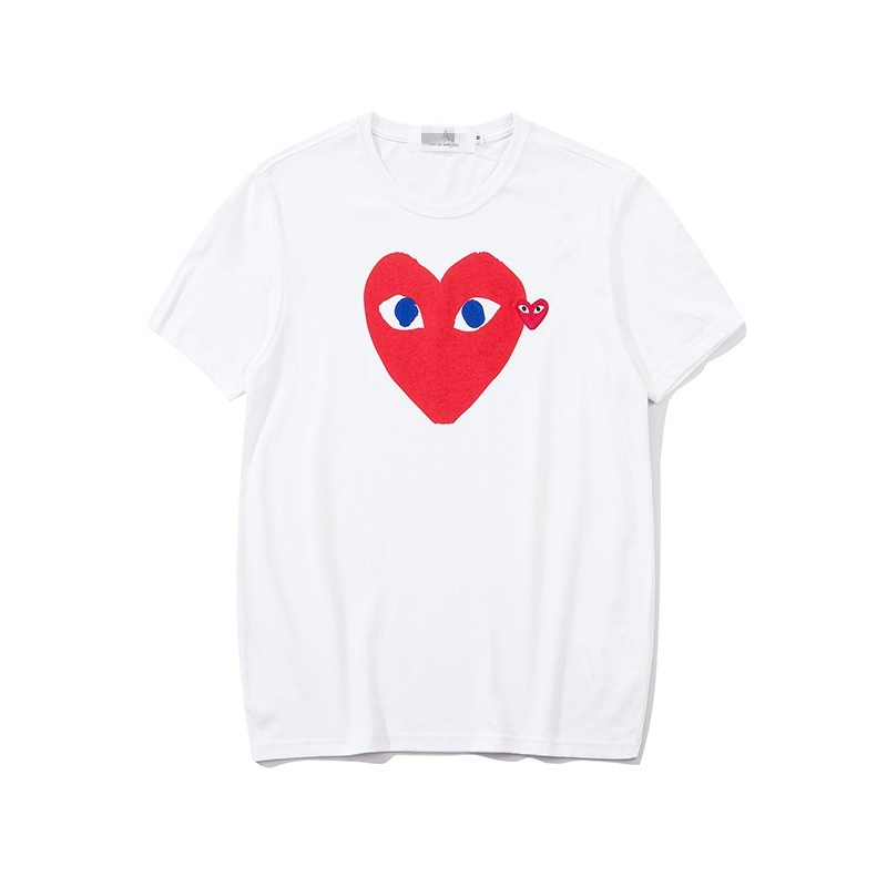 CDG Unisex Hip Hop bedruckt Sommer locker lässig vielseitig Kurzarm T-Shirt - Bild 49 von 69