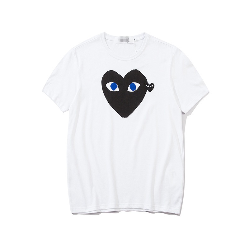 CDG Unisex Hip Hop bedruckt Sommer locker lässig vielseitig Kurzarm T-Shirt - Bild 50 von 69