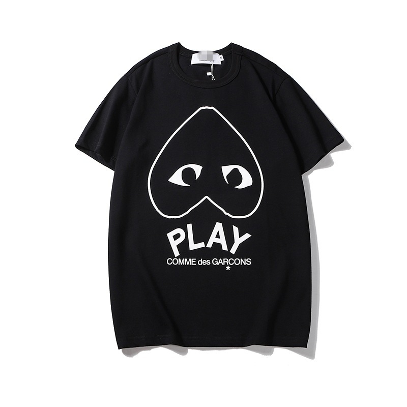 CDG Unisex Hip Hop bedruckt Sommer locker lässig vielseitig Kurzarm T-Shirt - Bild 51 von 69