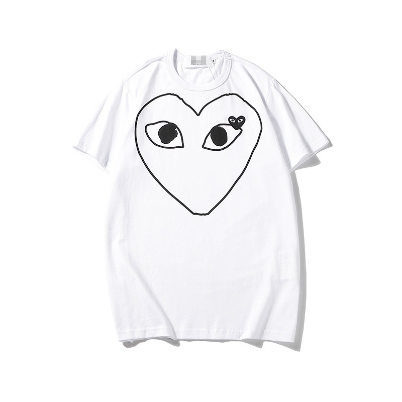 CDG Unisex Hip Hop bedruckt Sommer locker lässig vielseitig Kurzarm T-Shirt - Bild 53 von 69