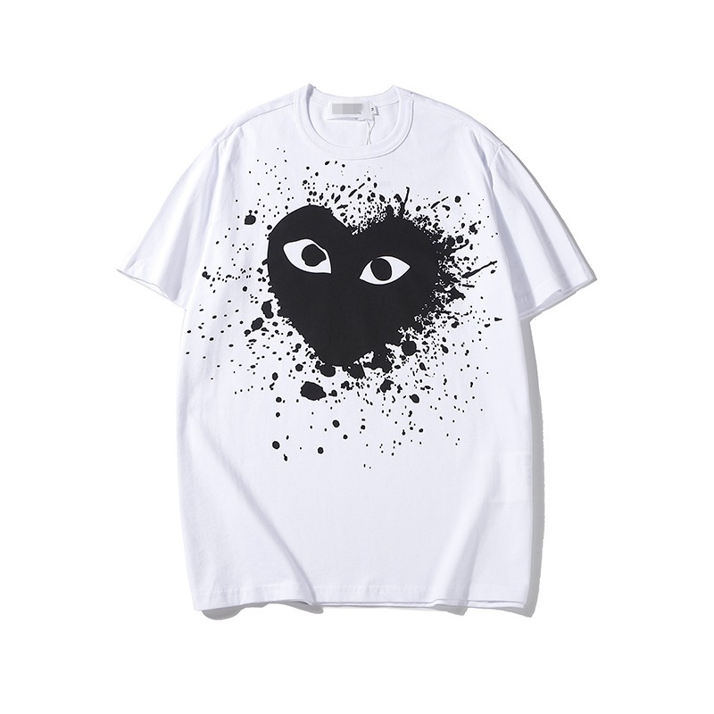 CDG Unisex Hip Hop bedruckt Sommer locker lässig vielseitig Kurzarm T-Shirt - Bild 57 von 69