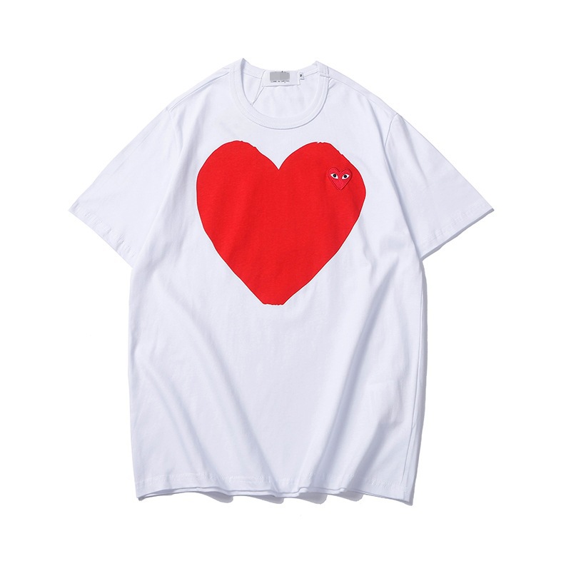 CDG Unisex Hip Hop bedruckt Sommer locker lässig vielseitig Kurzarm T-Shirt - Bild 59 von 69