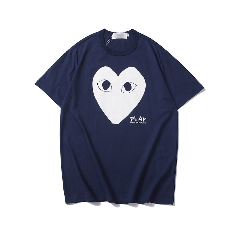 CDG Unisex Hip Hop bedruckt Sommer locker lässig vielseitig Kurzarm T-Shirt - Bild 60 von 69