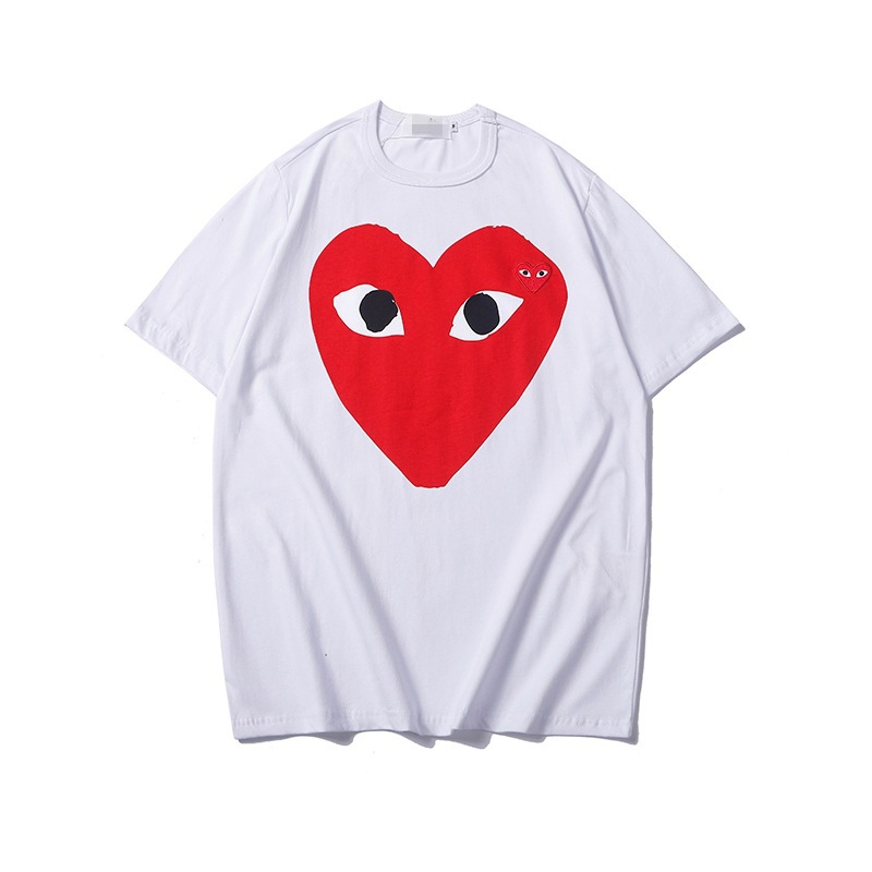 CDG Unisex Hip Hop bedruckt Sommer locker lässig vielseitig Kurzarm T-Shirt - Bild 61 von 69