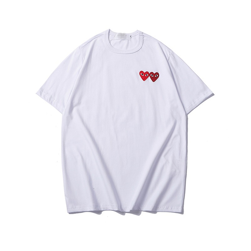 CDG Unisex Hip Hop bedruckt Sommer locker lässig vielseitig Kurzarm T-Shirt - Bild 65 von 69