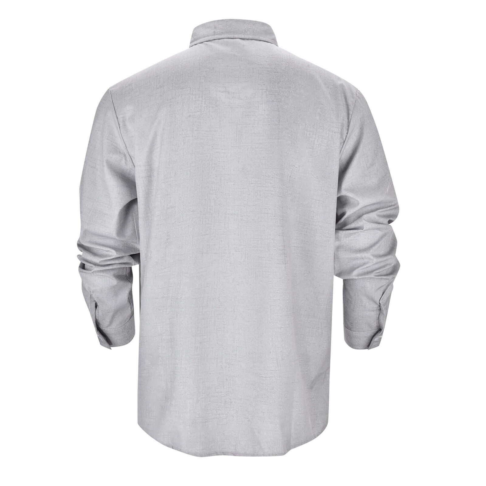 Men's Guayabera Cuban Beach Wedding Long Sleeve Button Up Casual Dress Shirt Top - Imagen 14 de 20