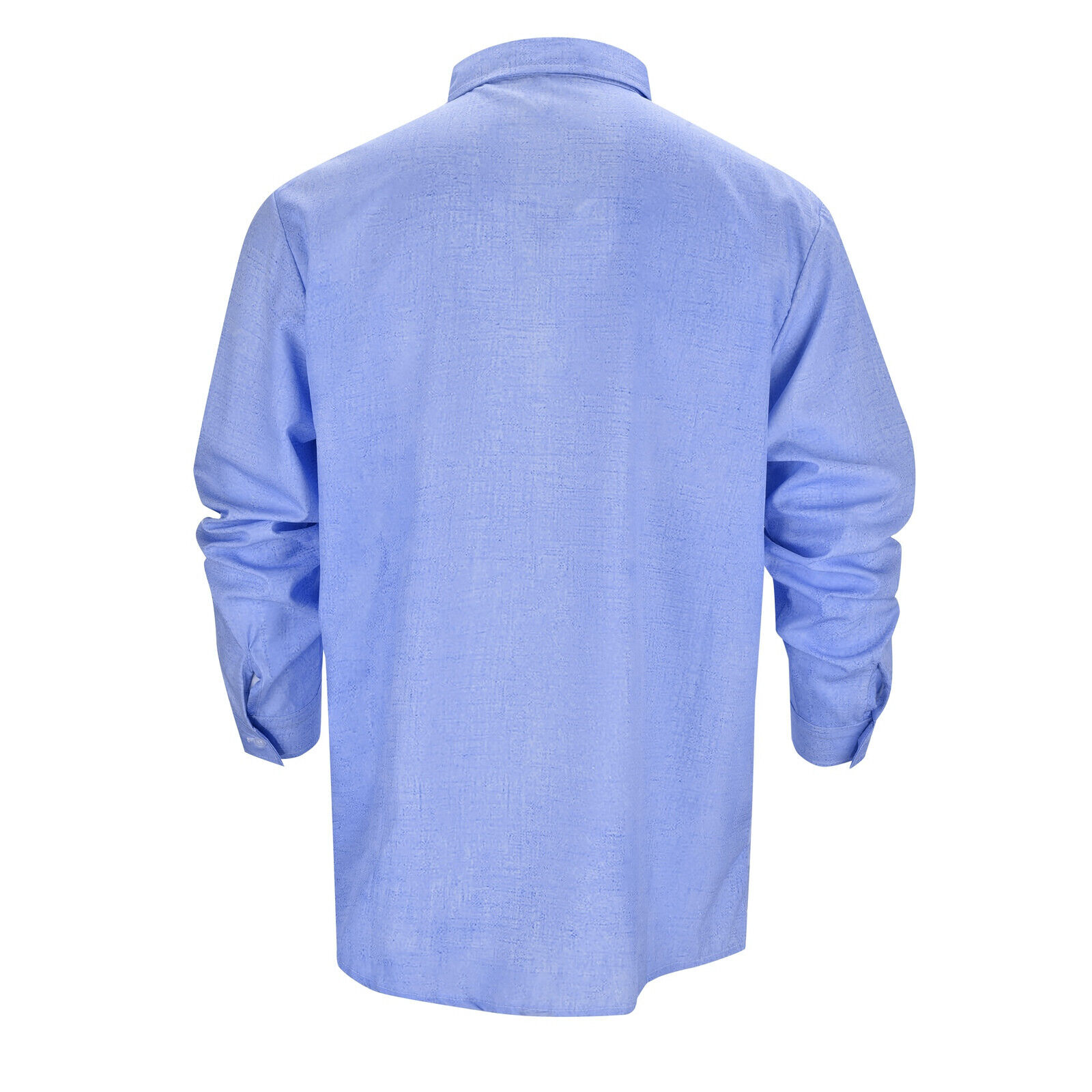 Men's Guayabera Cuban Beach Wedding Long Sleeve Button Up Casual Dress Shirt Top - Imagen 20 de 20