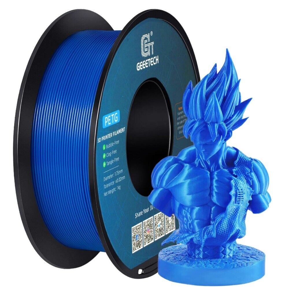【Compre 4 y obtenga 2 gratis, AÑADA 6】1KG Impresora 3D Geeetech Filamento PETG Consumibles de 1,75 mm - Imagen 32 de 36