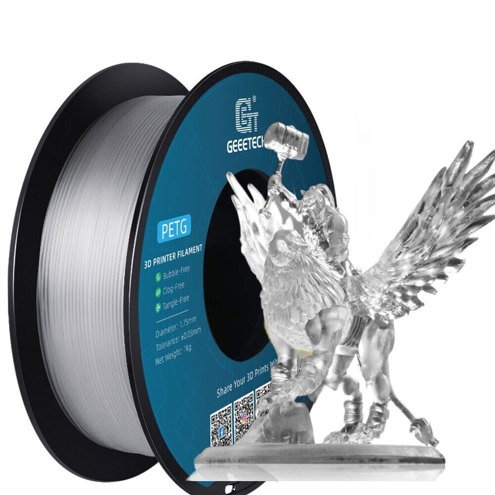 【Compre 4 y obtenga 2 gratis, AÑADA 6】1KG Impresora 3D Geeetech Filamento PETG Consumibles de 1,75 mm - Imagen 29 de 36