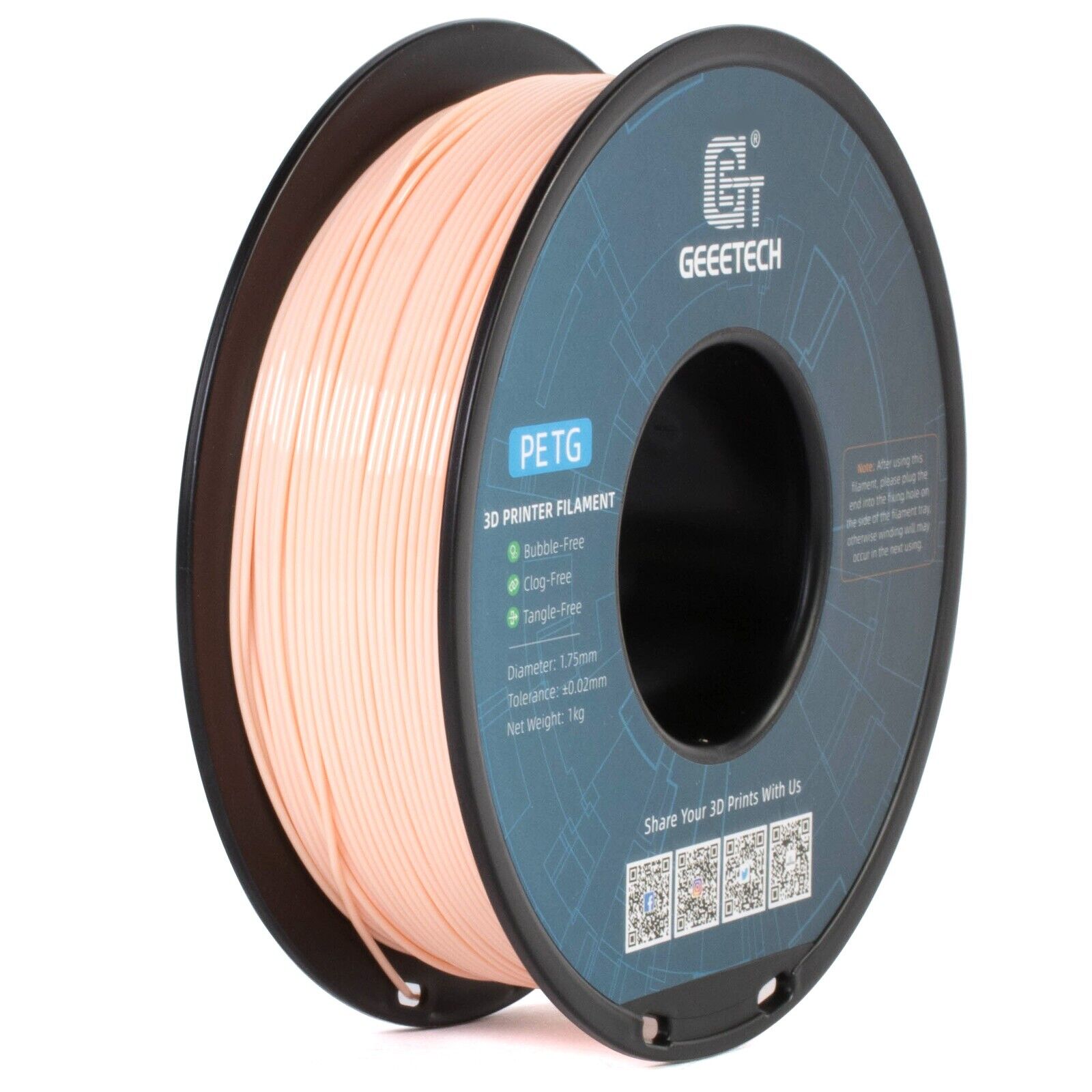 【Compre 4 y obtenga 2 gratis, AÑADA 6】1KG Impresora 3D Geeetech Filamento PETG Consumibles de 1,75 mm - Imagen 22 de 36