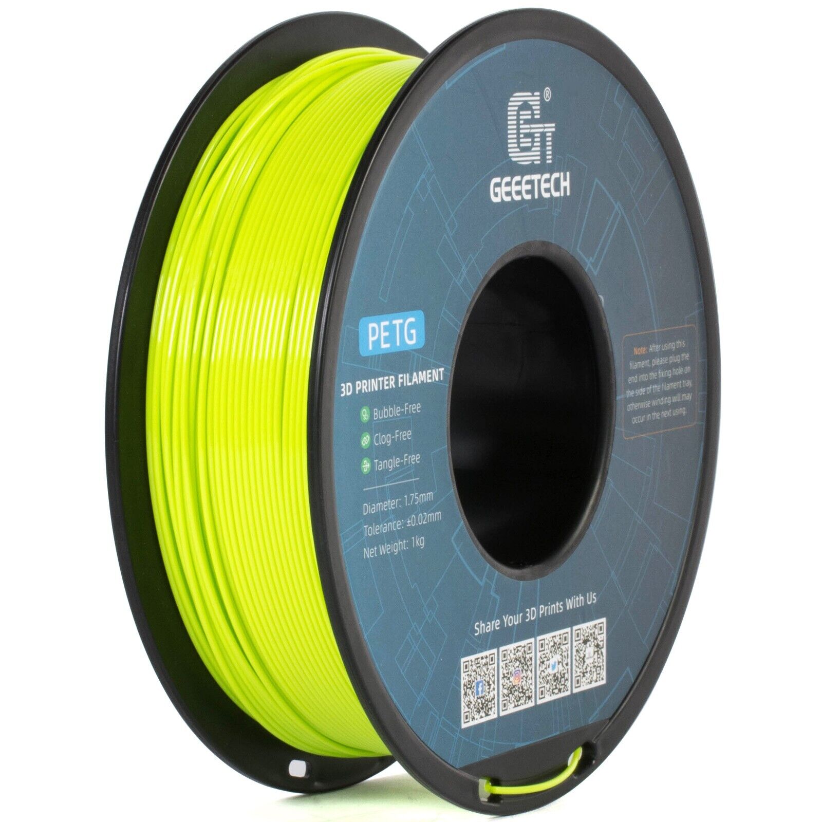 【Compre 4 y obtenga 2 gratis, AÑADA 6】1KG Impresora 3D Geeetech Filamento PETG Consumibles de 1,75 mm - Imagen 21 de 36
