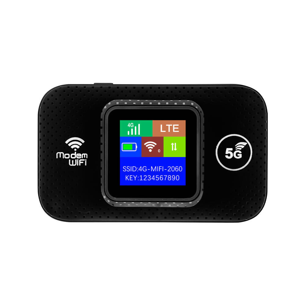 New Portable 4G LTE Wireless WiFi Router Mobile Broadband LCD MIFI Hotspot - Picture 17 of 18