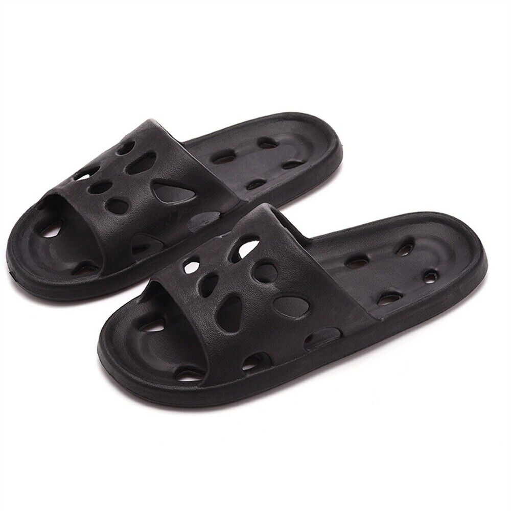 Mens Womens Shower Bath Sandals Clogs Non-Slip Ultra Soft Slippers Home Shoes - Picture 26 of 28