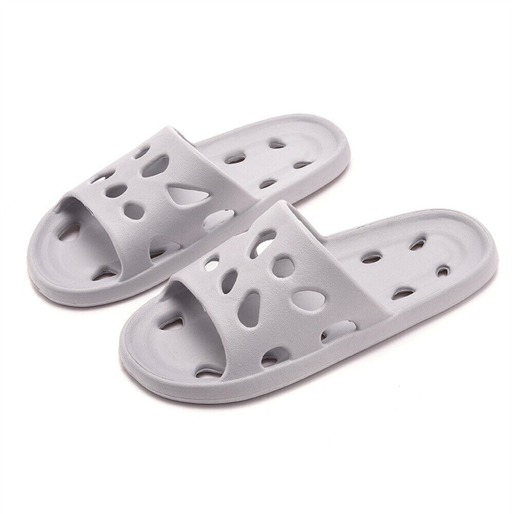 Mens Womens Shower Bath Sandals Clogs Non-Slip Ultra Soft Slippers Home Shoes - Picture 27 of 28