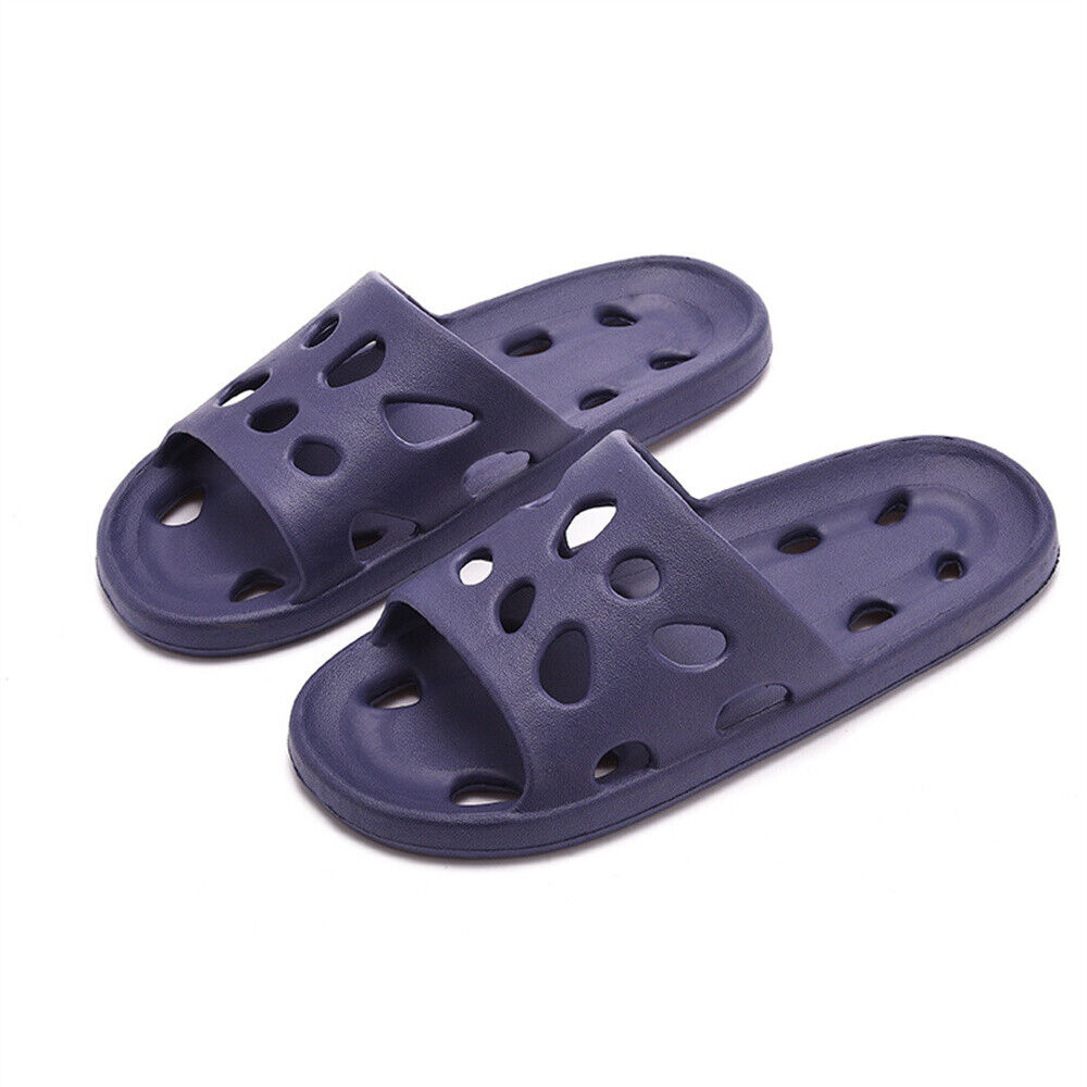 Mens Womens Shower Bath Sandals Clogs Non-Slip Ultra Soft Slippers Home Shoes - Picture 28 of 28