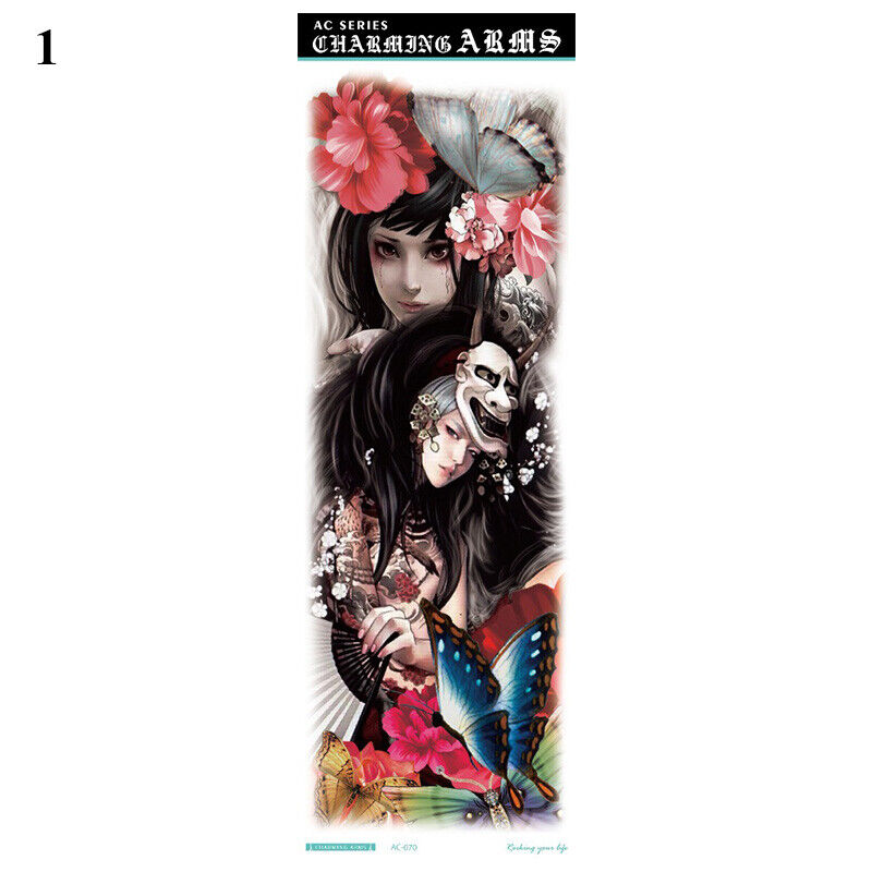 Sexy Fake Tattoo for Women Waterproof Temporary Tattoos Large Leg Thigh Body - Picture 16 of 24