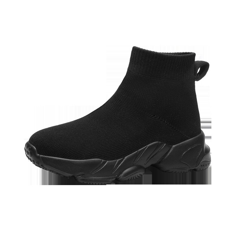 Kids Boys Girls Trainers Running Sports Sock Shoes Gym Sneakers Ankle Boots