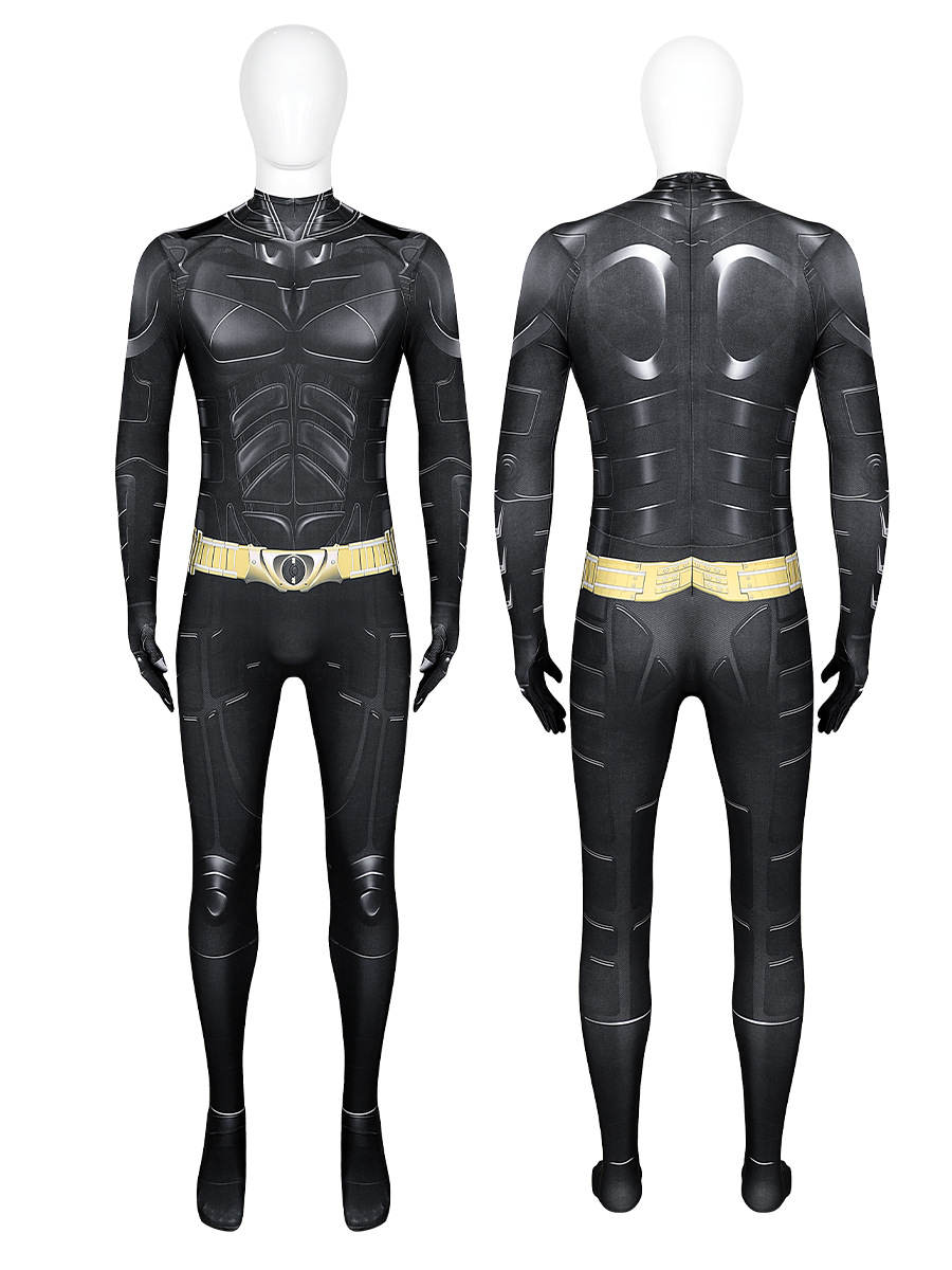 Batman Costume The Dark Knight Bruce Wayne Cosplay Suit Costume Halloween - Picture 6 of 7