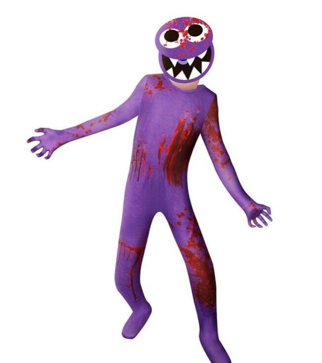 Kids Rainbow Friends Roblox Dress-up Outfits Halloween Cosplay Costume Jumpsuits - Picture 20 of 25