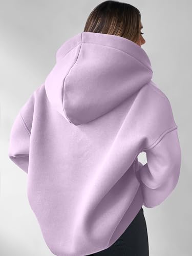 Teen Girls Preppy V-Neck Hoodie - Oversized Long Sleeve Pullover Fall Fashion - Picture 29 of 127