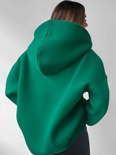 Teen Girls Preppy V-Neck Hoodie - Oversized Long Sleeve Pullover Fall Fashion - Picture 109 of 127