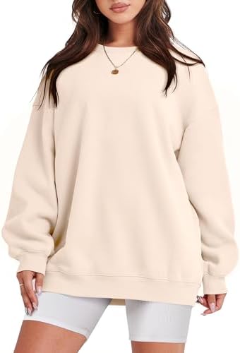 Women's Oversized Fleece Hoodie - Cozy Thermal Pullover for Spring Fall Casual - Picture 19 of 198