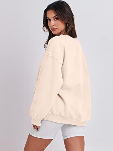 Women's Oversized Fleece Hoodie - Cozy Thermal Pullover for Spring Fall Casual - Picture 20 of 198