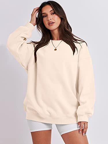 Women's Oversized Fleece Hoodie - Cozy Thermal Pullover for Spring Fall Casual - Picture 21 of 198