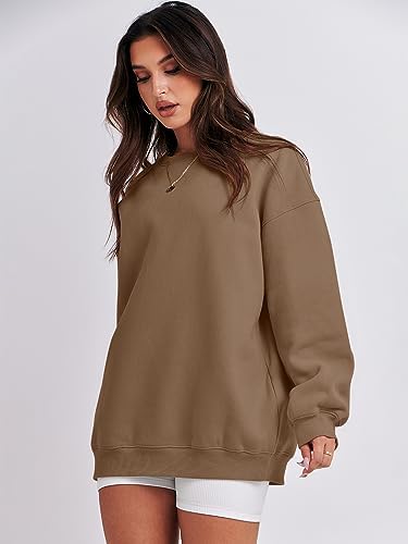 Women's Oversized Fleece Hoodie - Cozy Thermal Pullover for Spring Fall Casual - Picture 27 of 198