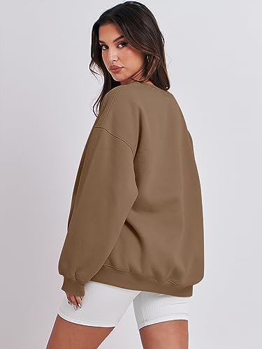 Women's Oversized Fleece Hoodie - Cozy Thermal Pullover for Spring Fall Casual - Picture 28 of 198