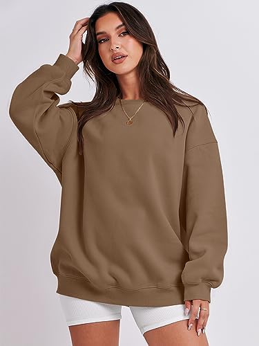 Women's Oversized Fleece Hoodie - Cozy Thermal Pullover for Spring Fall Casual - Picture 29 of 198