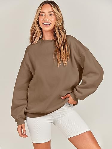 Women's Oversized Fleece Hoodie - Cozy Thermal Pullover for Spring Fall Casual - Picture 31 of 198