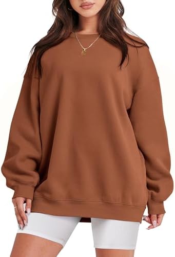 Women's Oversized Fleece Hoodie - Cozy Thermal Pullover for Spring Fall Casual - Picture 33 of 198
