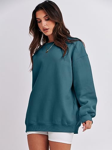 Women's Oversized Fleece Hoodie - Cozy Thermal Pullover for Spring Fall Casual - Picture 49 of 198